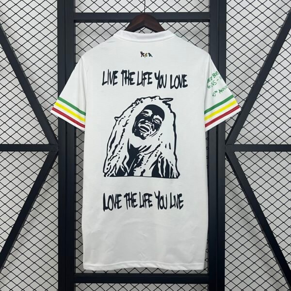 Camiseta Edición Especial Ajax x Bob Marley 25/26 Blanca