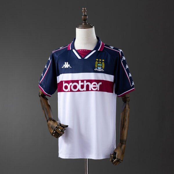 Camiseta Retro Manchester City 2ª equipación 97/98