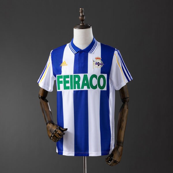 Camiseta Retro Deportivo de la Coruña 1ª equipación 99/00