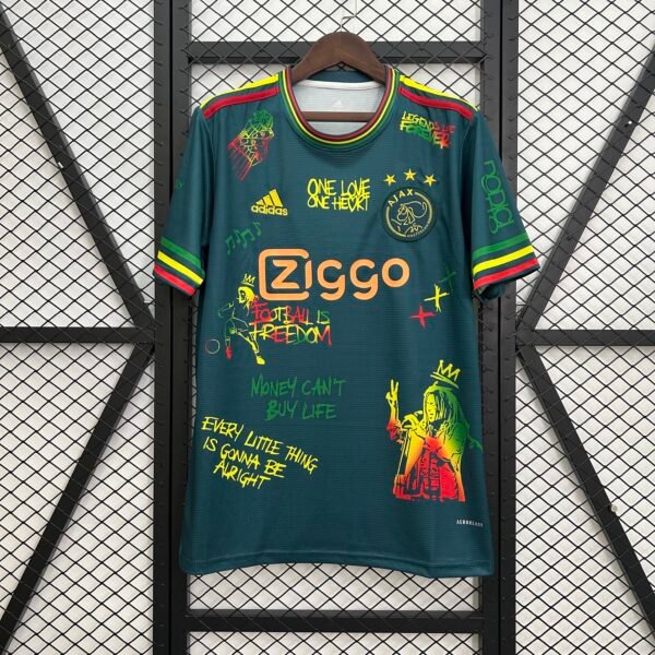 Camiseta Edición Especial Ajax x Bob Marley 25/26 Verde