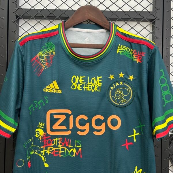 Camiseta Edición Especial Ajax x Bob Marley 25/26 Verde